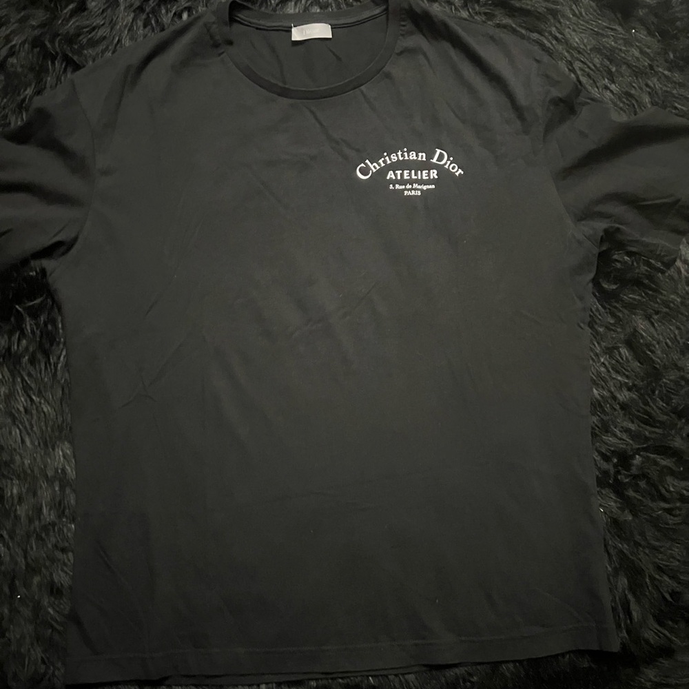 Dior Black Short Sleeve Tee